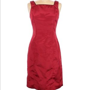 Lotus Grace Cocktail Sheath retro 50’s sleeves red cocktail party dress Size 4